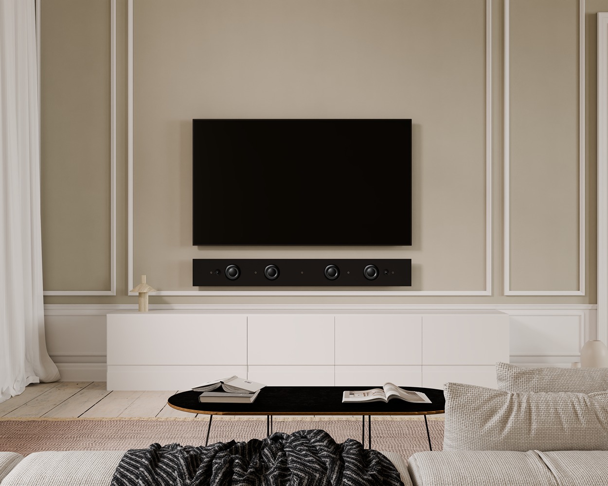 CPH-SOUNDBAR_PARIS_SATIN_LIVING_ONWALL_BLACK_SIZE_2_FRONT